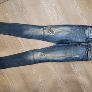 Flying Monkey Faded Denim Jeans
